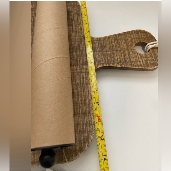 Wooden Memo Board Farmhouse Style - Paper Roll Dispenser - Picture 6 of 9